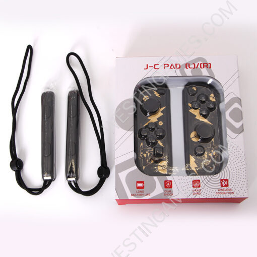Transparent Black Wireless Bluetooth L/R Joycon Game Controller Support Fitness Ring with Hand Wrist for NS Switch - Pokemon - Image 5