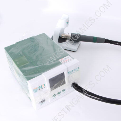 BST-863 Hot Air Rework Station Soldering Touch Screen LCD 1200W 220V For Phone CPU PCB Windmill Stand - Image 3