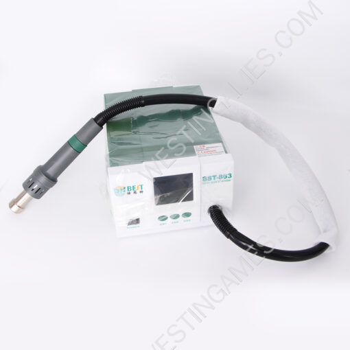 BST-863 Hot Air Rework Station Soldering Touch Screen LCD 1200W 220V For Phone CPU PCB Windmill Stand - Image 6