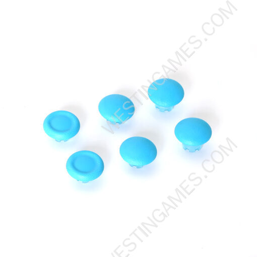 6x Analog Gamepads Rockers Cap Cover Handle Button Grip Part Replacement for PS5 Edge Controller Ice Blue