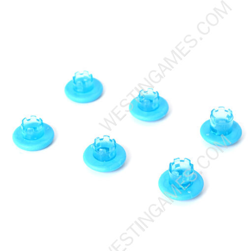 6x Analog Gamepads Rockers Cap Cover Handle Button Grip Part Replacement for PS5 Edge Controller Ice Blue - Image 2