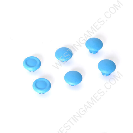 6x Analog Gamepads Rockers Cap Cover Handle Button Grip Part Replacement for PS5 Edge Controller Blue