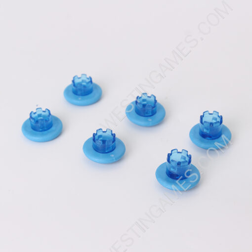 6x Analog Gamepads Rockers Cap Cover Handle Button Grip Part Replacement for PS5 Edge Controller Blue - Image 2