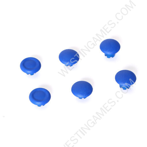 6x Analog Gamepads Rockers Cap Cover Handle Button Grip Part Replacement for PS5 Edge Controller Deep Blue