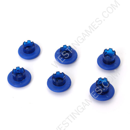 6x Analog Gamepads Rockers Cap Cover Handle Button Grip Part Replacement for PS5 Edge Controller Deep Blue - Image 2