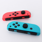 Wireless Bluetooth L/R Joycon Game Controller Support Fitness Ring with Hand Wrist for NS Switch - Red and Blue 06