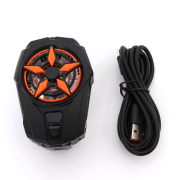 SL09 Mobile Phone Cooler Cooling Fan Radiator with Light Low Noise Phone Back Radiator Game Cool Heat Sink 04
