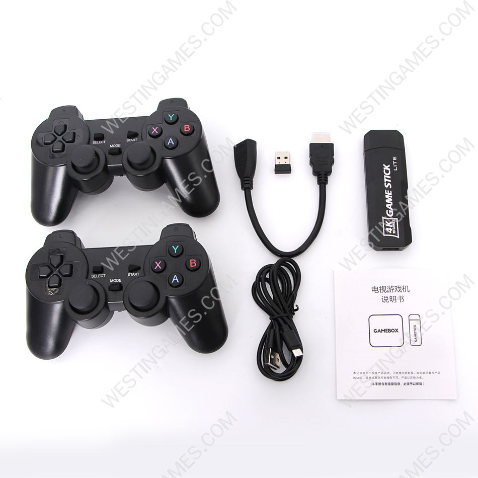 Retro Video Game Stick X2 64G 37000 Games with Dual controller For Portable Retro TV Game Consoles 4K - Image 4