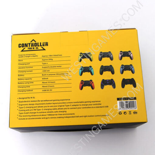 Bluetooth Wireless Handheld Controller with Wakeup for Switch and OLED Black - Image 2