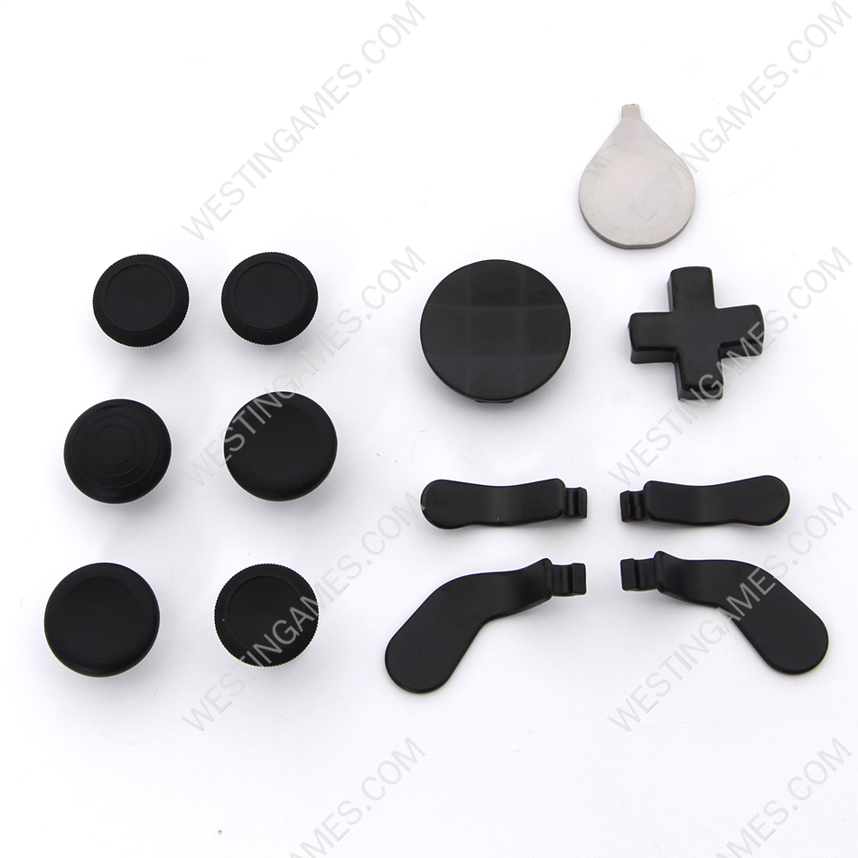 Charming Tour 12Pcs Swap Thumbsticks Grips Metal Magnetic Stick Set for XBOX ONE Elite 2 Controller - Black - Image 3