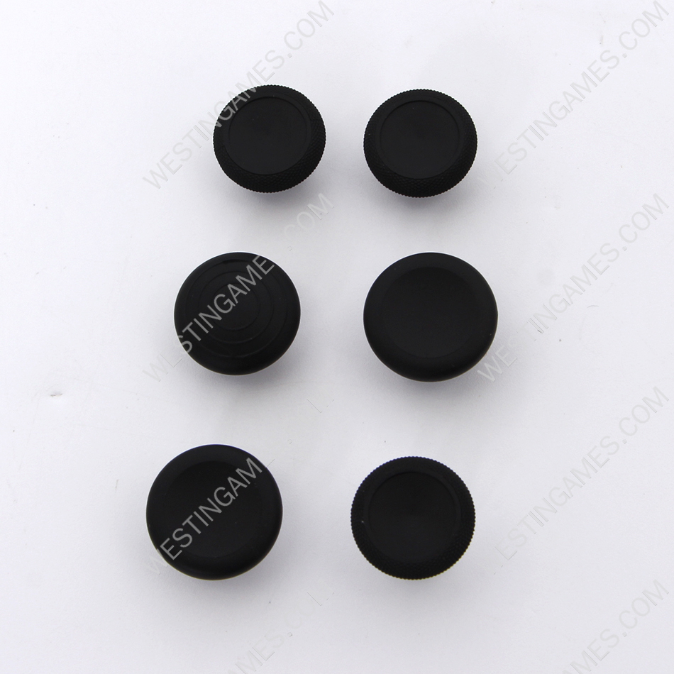 Charming Tour 12Pcs Swap Thumbsticks Grips Metal Magnetic Stick Set for XBOX ONE Elite 2 Controller - Black - Image 4