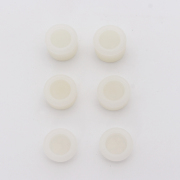 Cute Cat Claw Feet Night Light 8pcs Silicone Analog Thumb Grips Caps for Xbox One/S/Series X S/PS5/PS4/Switch Pro Gamepad Clear White 03