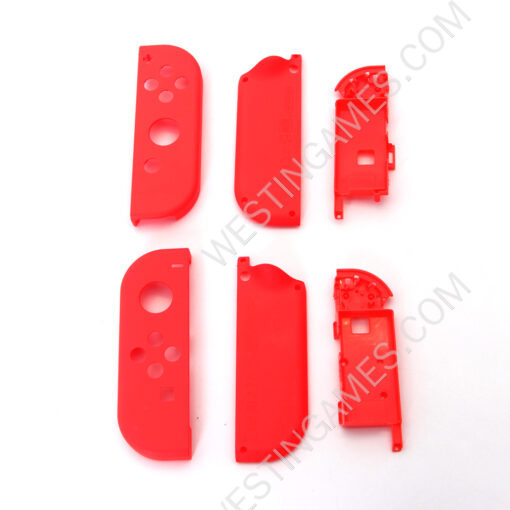 Original Left and Right Housing Cover Case Set for Nintendo Switch Joy-con - Fluorescent Red - Image 5