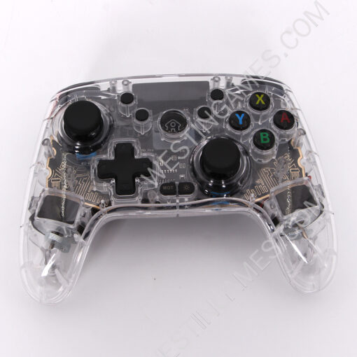 RGB Light Joystick Wireless six-axis Pro Controller Joy wireless Gamepad Motion Control Rear Button with Hall trigger and Hall Analog For Switch - Image 3