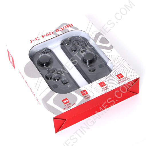 New Wireless Gamepad Left and Right Controller Support Turbo and RGB Light for Switch Joycon - Grey