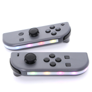 New Wireless Gamepad Left and Right Controller Support Turbo and RGB Light for Switch Joycon - Grey 05