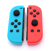 New Wireless Gamepad Left and Right Controller Support Turbo and RGB Light for Switch Joycon - Blue and Red 02