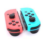 New Wireless Gamepad Left and Right Controller Support Turbo and RGB Light for Switch Joycon - Blue and Red 06