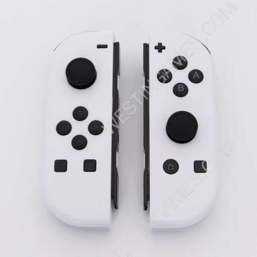 New Wireless Gamepad Left and Right Controller Support Turbo and RGB Light for Switch Joycon - White - Image 2
