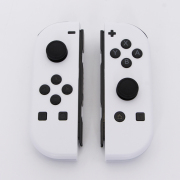 New Wireless Gamepad Left and Right Controller Support Turbo and RGB Light for Switch Joycon - White 02