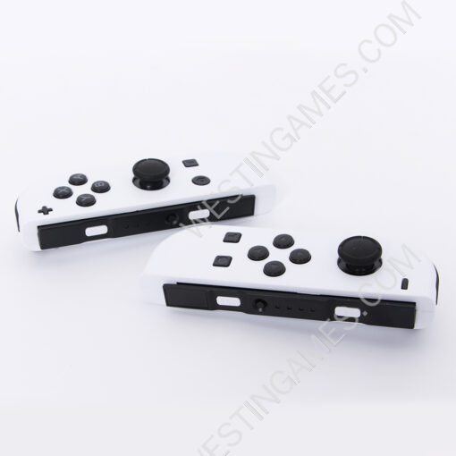 New Wireless Gamepad Left and Right Controller Support Turbo and RGB Light for Switch Joycon - White - Image 4