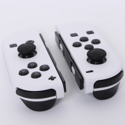 New Wireless Gamepad Left and Right Controller Support Turbo and RGB Light for Switch Joycon - White 06