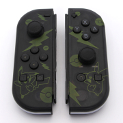 New Wireless Gamepad Left and Right Controller Support Turbo and RGB Light for Switch Joycon - Transparet Pika 02
