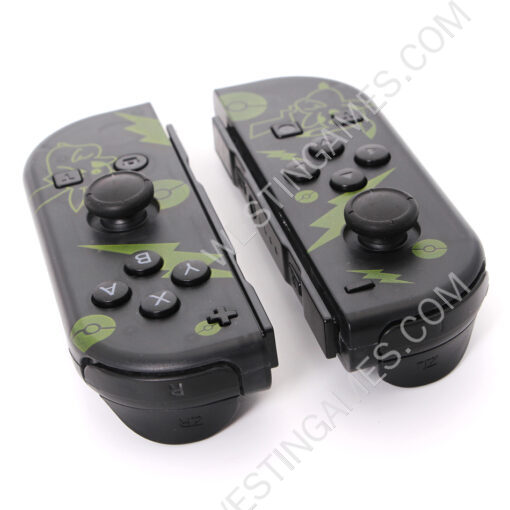 New Wireless Gamepad Left and Right Controller Support Turbo and RGB Light for Switch Joycon - Transparet Pika - Image 6