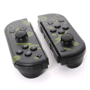 New Wireless Gamepad Left and Right Controller Support Turbo and RGB Light for Switch Joycon - Transparet Pika 06