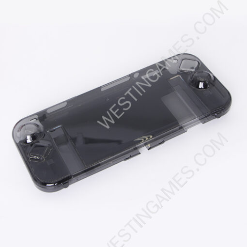 Complete Transparent Crystal Protecting Cover Case for Nintendo Switch - Clear Black
