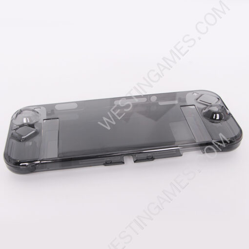 Complete Transparent Crystal Protecting Cover Case for Nintendo Switch - Clear Black - Image 5