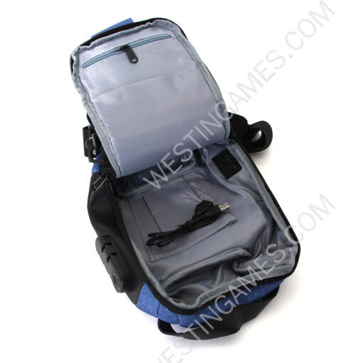 NEW Fashion Backpack Travel Bag Holds for Steam deck ROG ally - Blue - Image 6