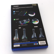 PS5/PS5Slim Universal Console Cooling Charging Base E-Sports Colorful RGB Lighting Bracket with Headphone Hanger Black TP5-3557 02