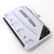 PS5/PS5Slim Universal Console Cooling Charging Base E-Sports Colorful RGB Lighting Bracket with Headphone Hanger White TP5-3557 05