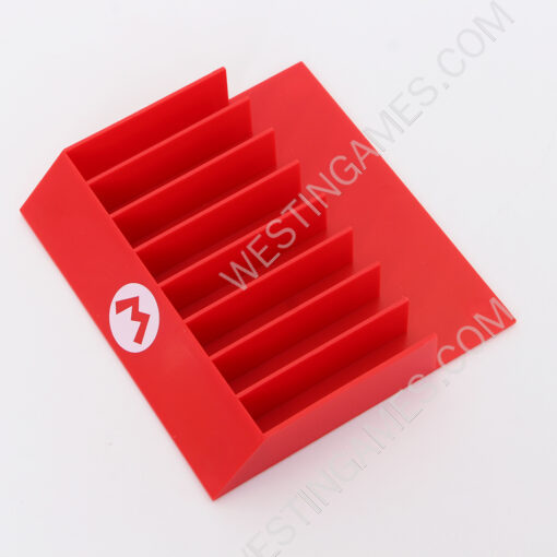 8in1 8 CD Game Disc Storage Seat Stand for PS4/PS5 Red Mario M