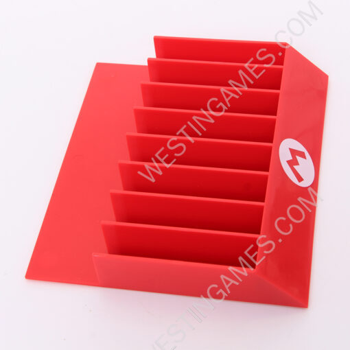 8in1 8 CD Game Disc Storage Seat Stand for PS4/PS5 Red Mario M - Image 3