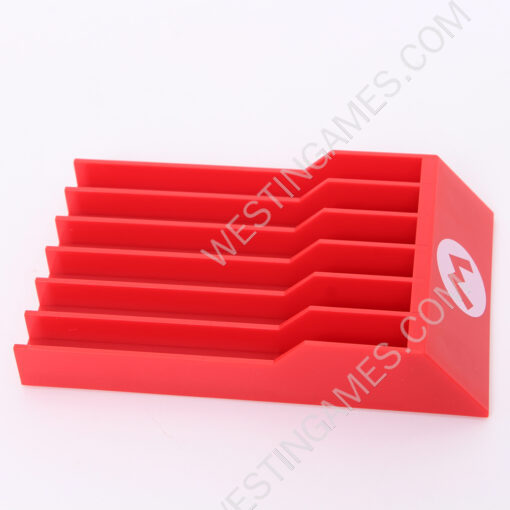 6 Game Disc Storage Seat Gamebox Stand for Switch oled and Switch Lite Red Mario M - Image 3