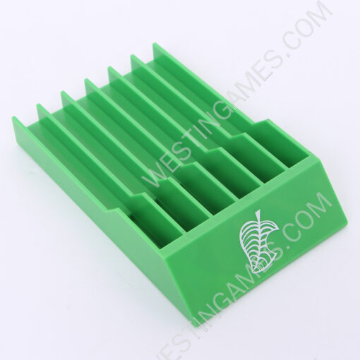 6 Game Disc Storage Seat Gamebox Stand for Switch oled and Switch Lite Green Leaf - Image 2
