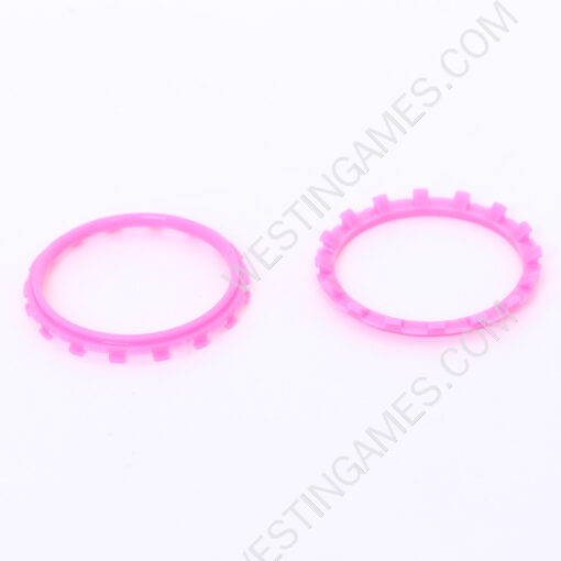Analog Thumbstick Accent Rings Replacement Parts For PS5 Controller - Pink - Image 2