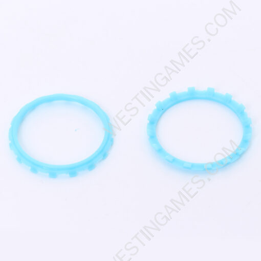 Analog Thumbstick Accent Rings Replacement Parts For PS5 Controller - Light Blue