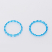 Analog Thumbstick Accent Rings Replacement Parts For PS5 Controller - Clear Blue