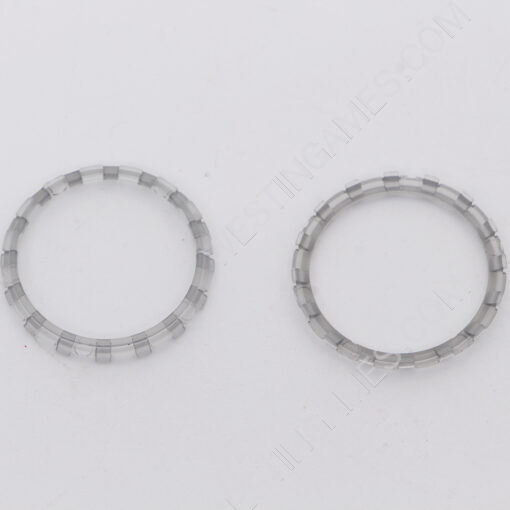 Analog Thumbstick Accent Rings Replacement Parts For PS5 Controller - Clear Grey