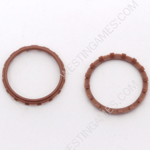 Analog Thumbstick Accent Rings Replacement Parts For PS5 Controller - Brown