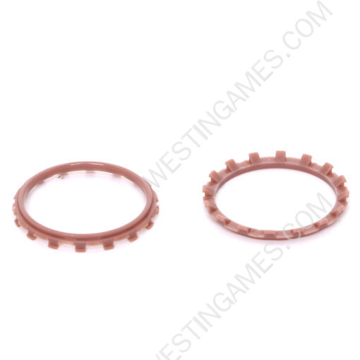 Analog Thumbstick Accent Rings Replacement Parts For PS5 Controller - Brown - Image 2