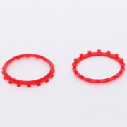 Analog Thumbstick Accent Rings Replacement Parts For PS5 Controller - Red 02