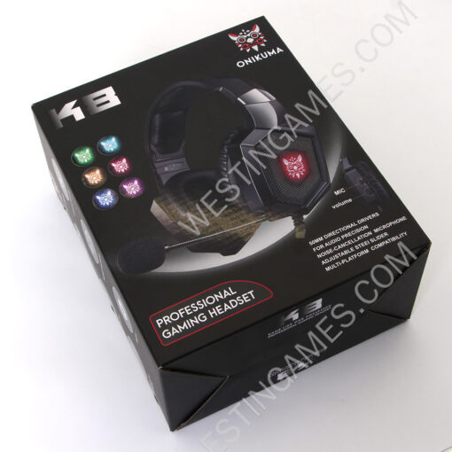 Onikuma K8 Gaming Headset Wired Stereo Headphone Over-Ear Headphones with Mic for PS4/PC/Xbox /Laptop/Nintendo Switch - Image 2