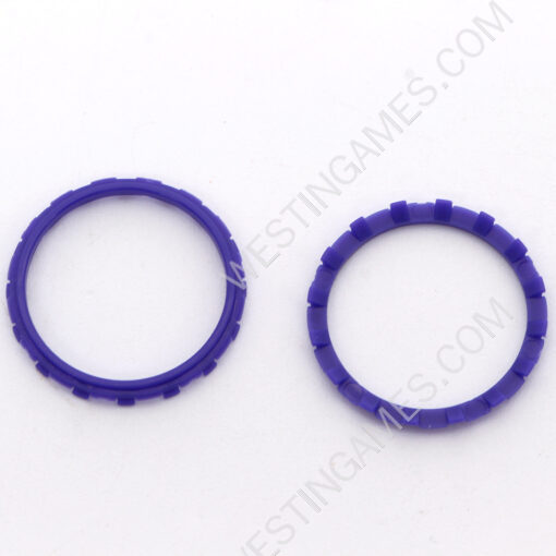 Analog Thumbstick Accent Rings Replacement Parts For PS5 Controller - Deep Purple