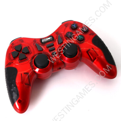 2.4GHz Wireless Game Controller Joystick For PS3 PC Super Console X Pro /TV Box - Red