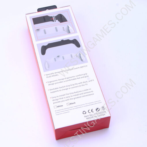 3 in 1 New Handle Grip with Stand and 3 Card Storage for Switch and Switch OLED - Black - Image 2