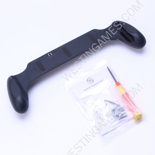 3 in 1 New Handle Grip with Stand and 3 Card Storage for Switch and Switch OLED - Black - Image 3